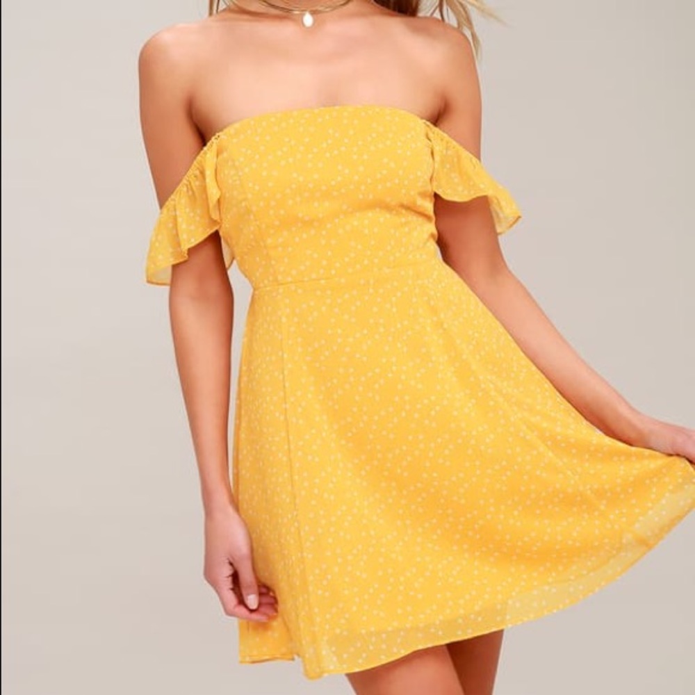 Yellow Lulus Dress